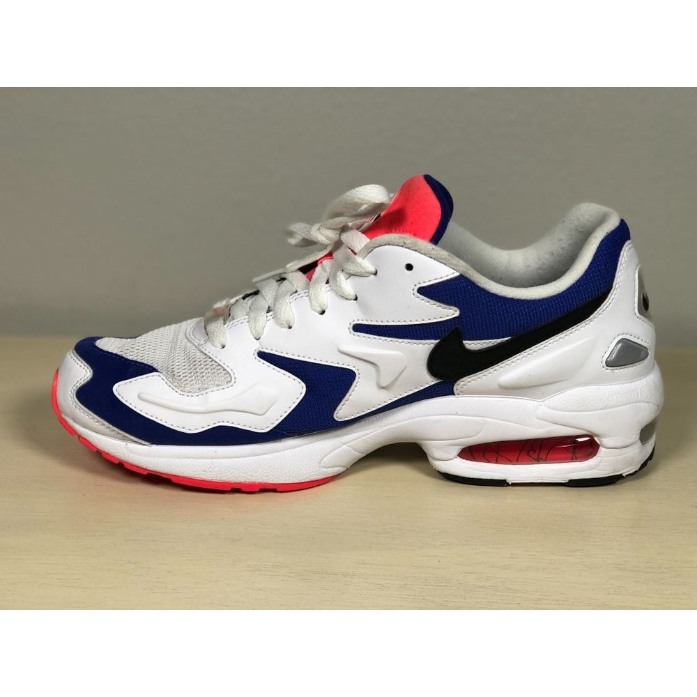 Super Rare Nike PROMO SAMPLE Air Max 2 Light '95 Black White Shoes Promotional - Picture 4 of 10